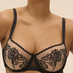 Soutien-gorge corbeille - Light Tatoo noir