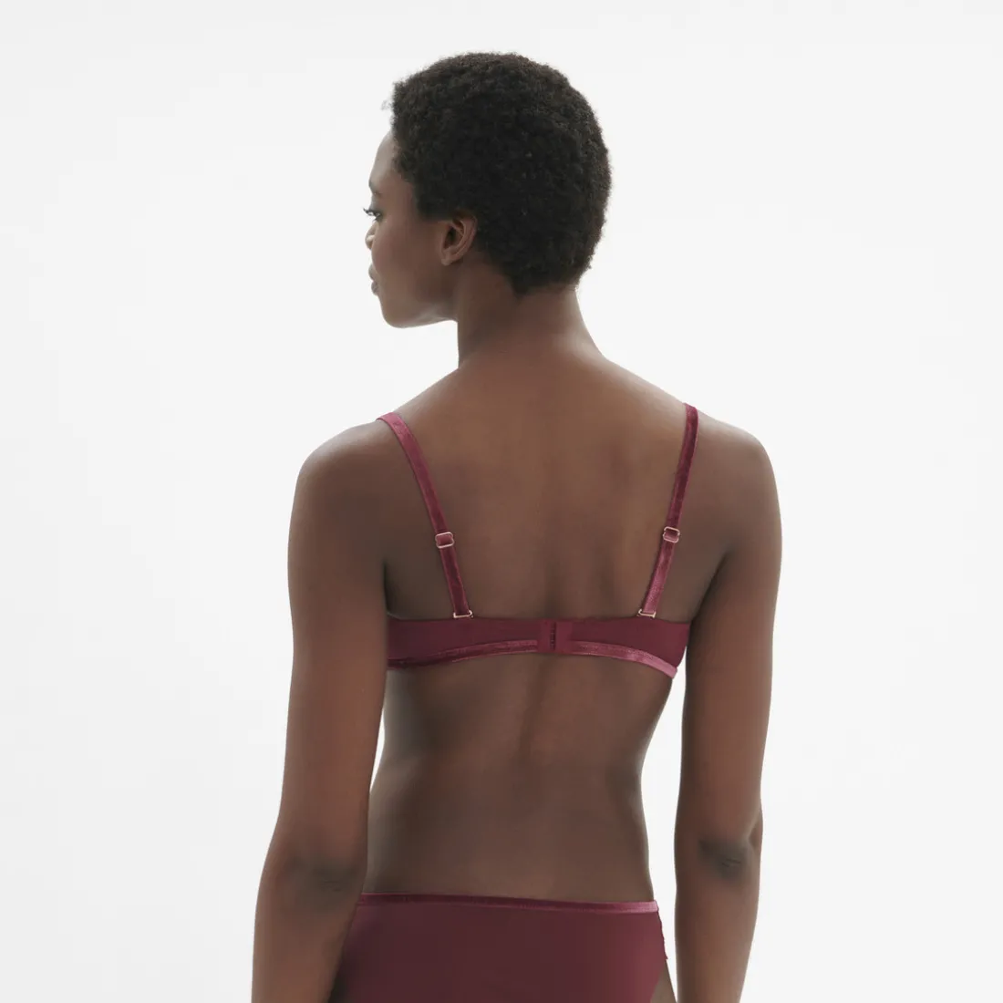 Soutien-gorge corbeille - Rouge Spinelle