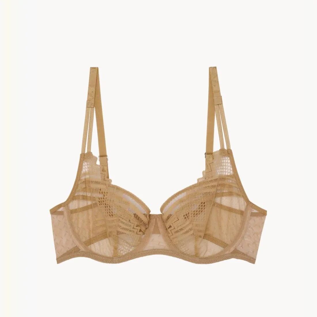 Soutien-gorge corbeille - Toffee marron