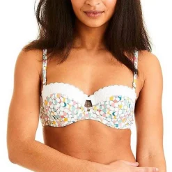 Soutien-gorge corbeille armatures Blanc Meringue Camille Cerf et Pomm'poire