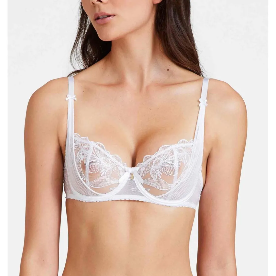 Soutien-gorge corbeille armatures - Blanc