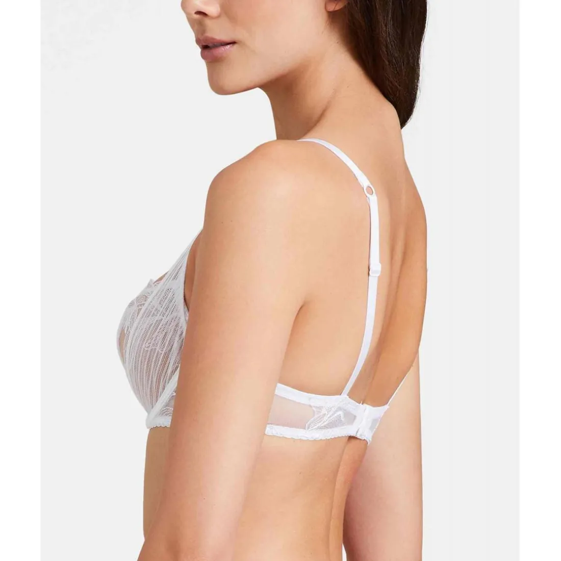 Soutien-gorge corbeille armatures - Blanc