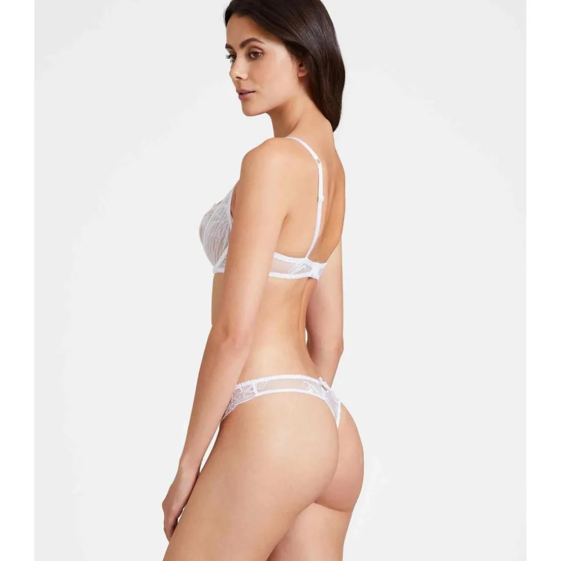 Soutien-gorge corbeille armatures - Blanc