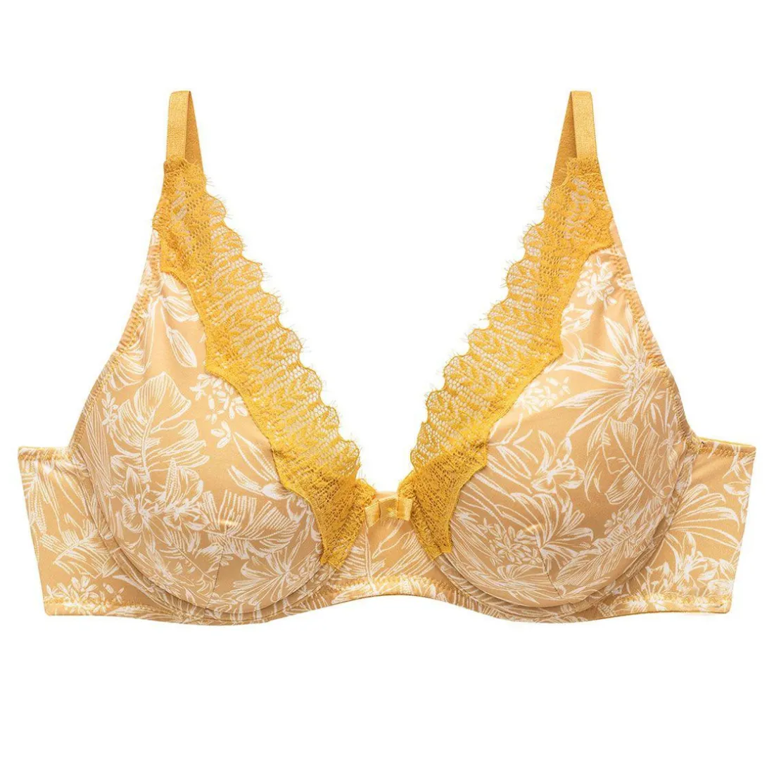Soutien-gorge corbeille armatures Pomm Poire Jaune