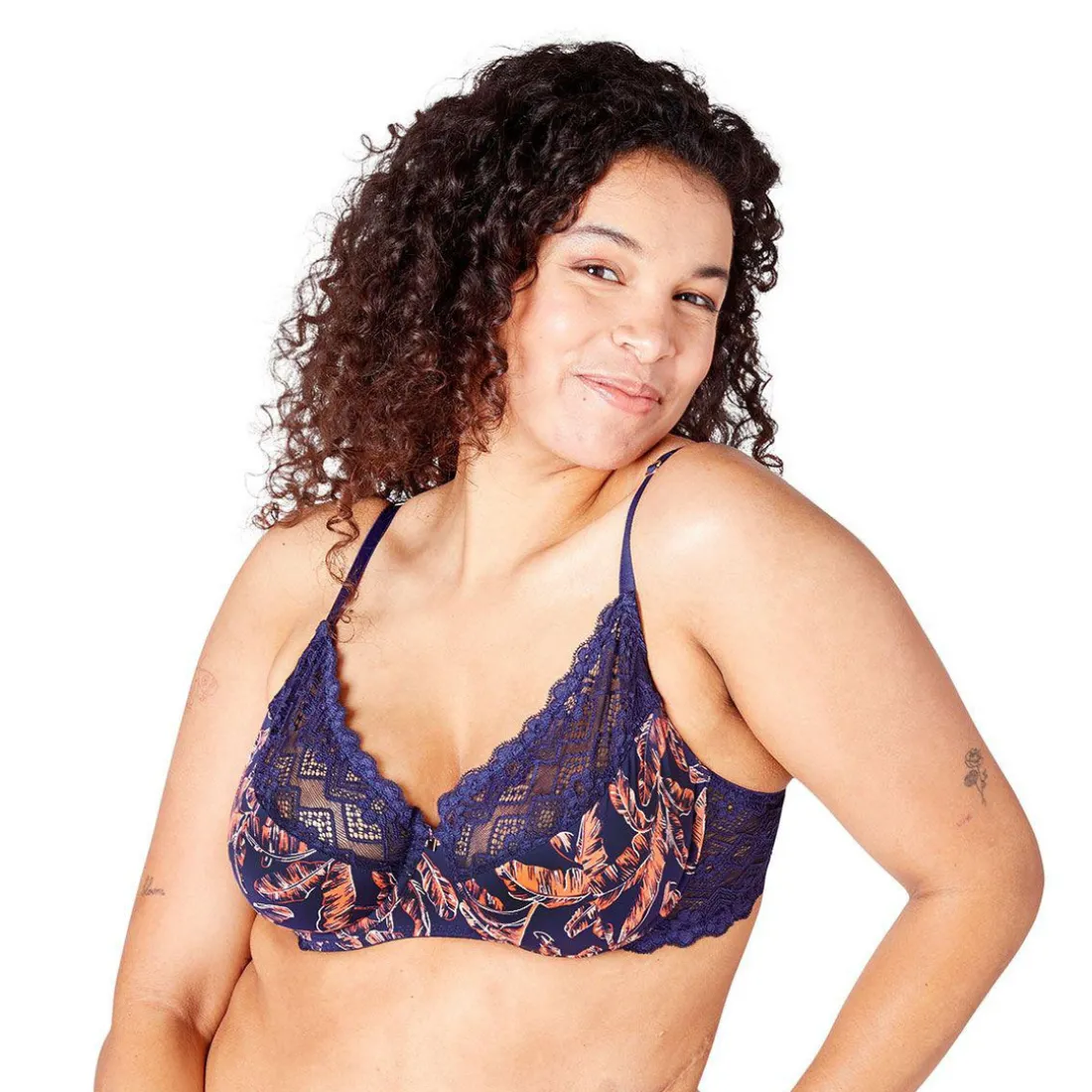 Soutien-gorge corbeille armatures Bleu Pomm Poire