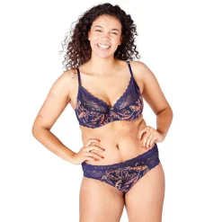 Soutien-gorge corbeille armatures Bleu Pomm Poire
