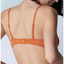 Soutien-gorge corbeille armatures - Orange