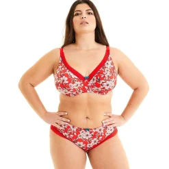 Soutien-gorge Corbeille Armatures - Rouge