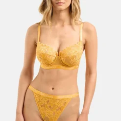 Soutien-Gorge Corbeille Armatures Jaune Sans Complexe