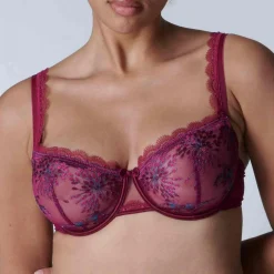 Soutien-gorge corbeille armatures - Violet