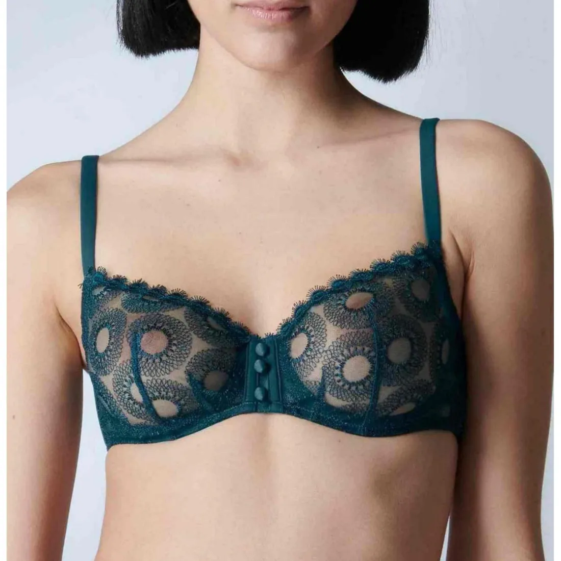 Soutien-gorge corbeille armatures - Bleu