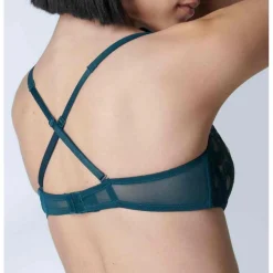 Soutien-gorge corbeille armatures - Bleu