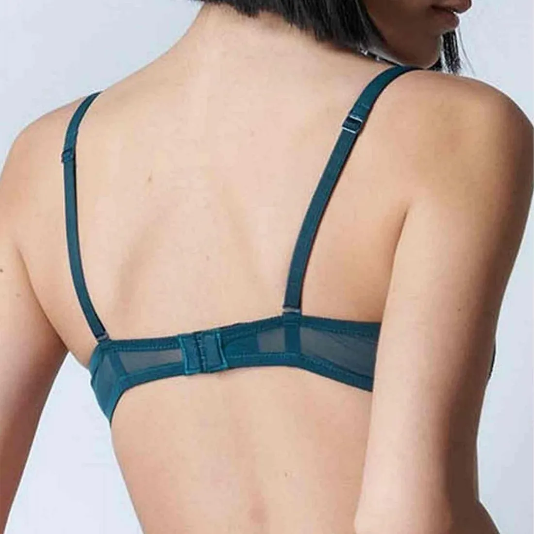 Soutien-gorge corbeille armatures - Bleu