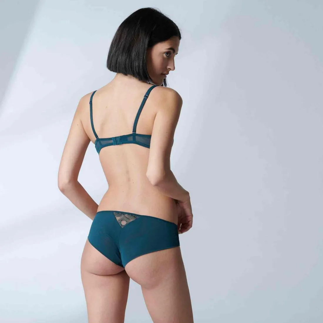 Soutien-gorge corbeille armatures - Bleu