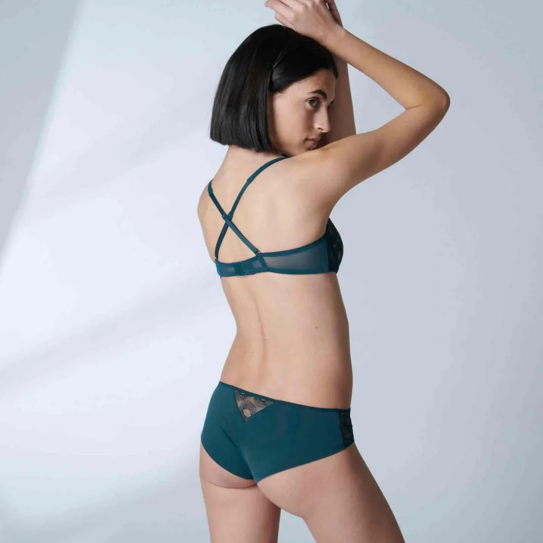 Soutien-gorge corbeille armatures - Bleu