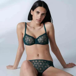 Soutien-gorge corbeille armatures - Bleu