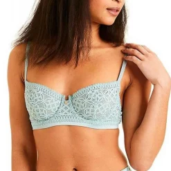 Soutien-gorge corbeille armatures Vert Madeleine Camille Cerf x Pomm Poire
