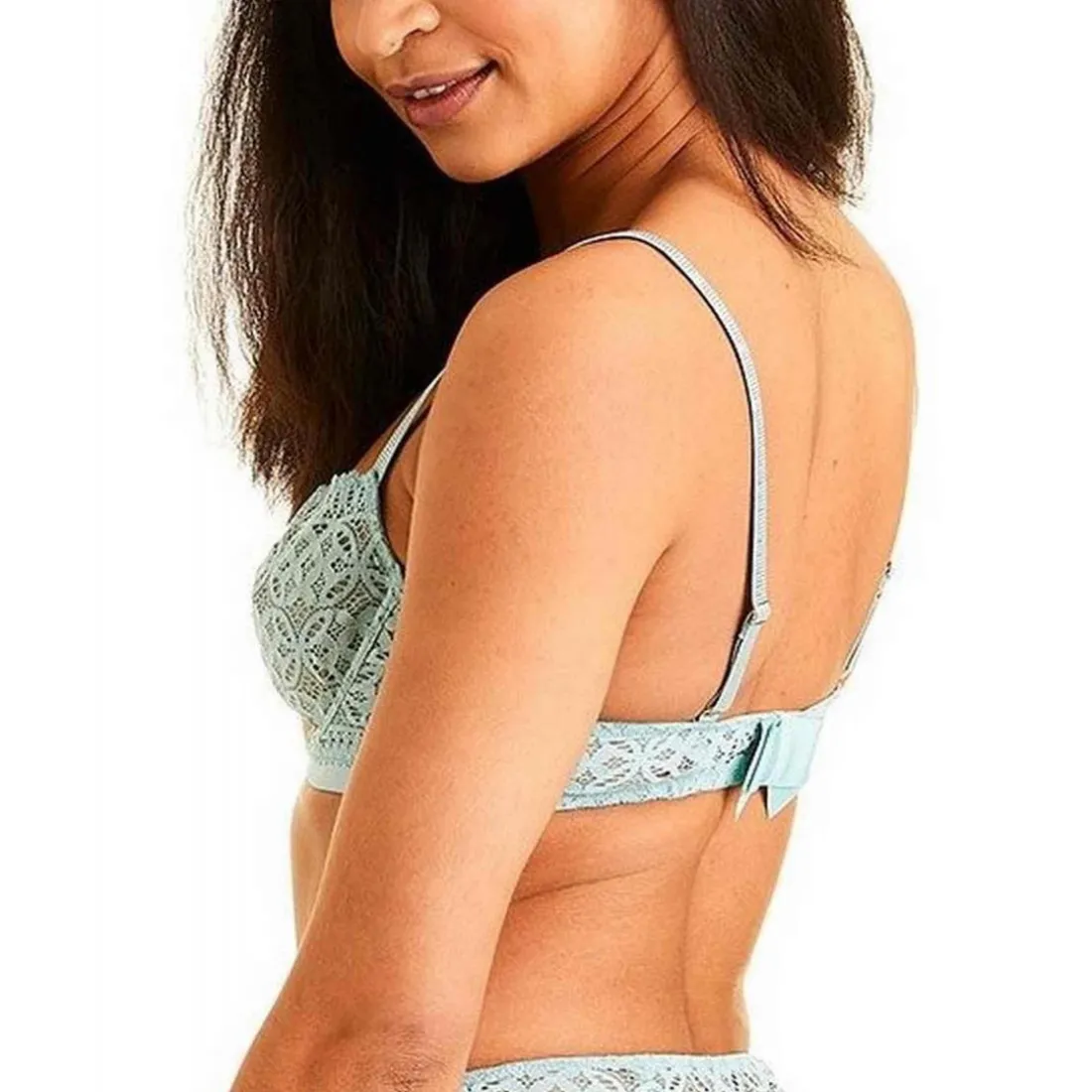 Soutien-gorge corbeille armatures Vert Madeleine Camille Cerf x Pomm Poire