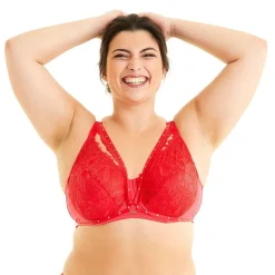 Soutien-gorge Corbeille Armatures - Rouge