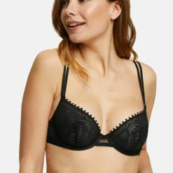 Soutien-gorge corbeille avec armatures - Noir - Billet Doux