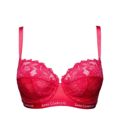 Soutien-gorge corbeille dentelle avec armatures rose - Arum Trend