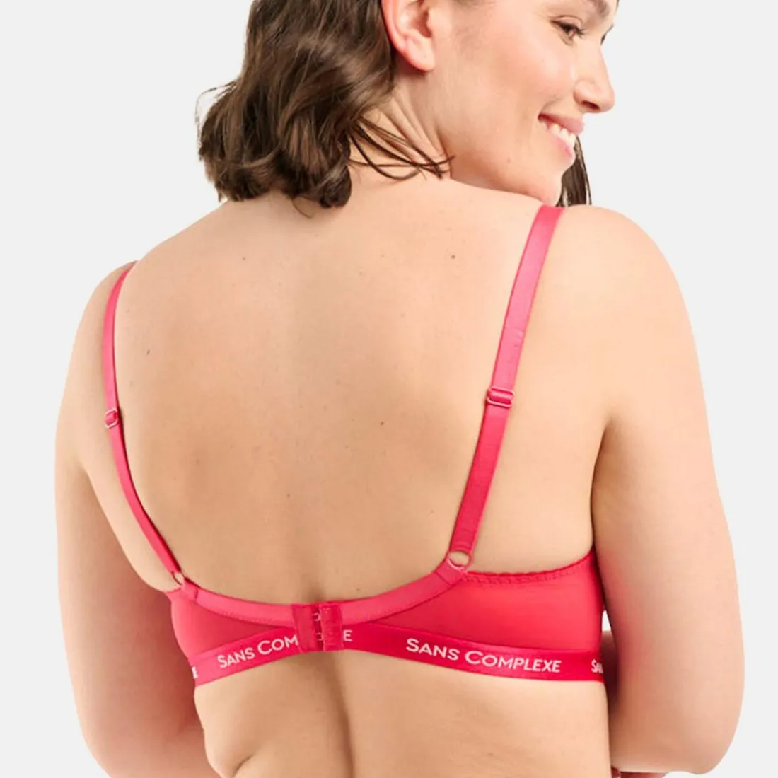 Soutien-gorge corbeille dentelle avec armatures rose - Arum Trend