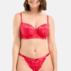 Soutien-gorge corbeille dentelle avec armatures rose - Arum Trend