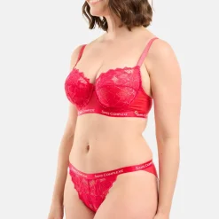 Soutien-gorge corbeille dentelle avec armatures rose - Arum Trend