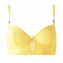 Soutien-gorge corbeille jaune Nina