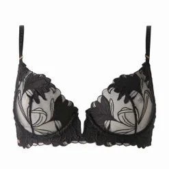Soutien-gorge corbeille noir Capucine