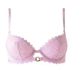 Soutien-gorge corbeille parme Lison violet