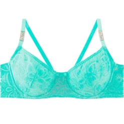 Soutien-gorge corbeille turquoise Roulotte bleu