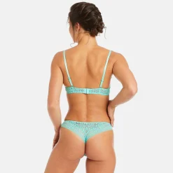 Soutien-gorge corbeille turquoise Roulotte bleu