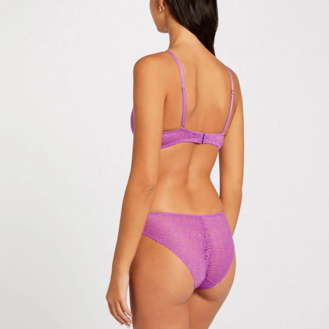Soutien-gorge corbeille violet Gwen