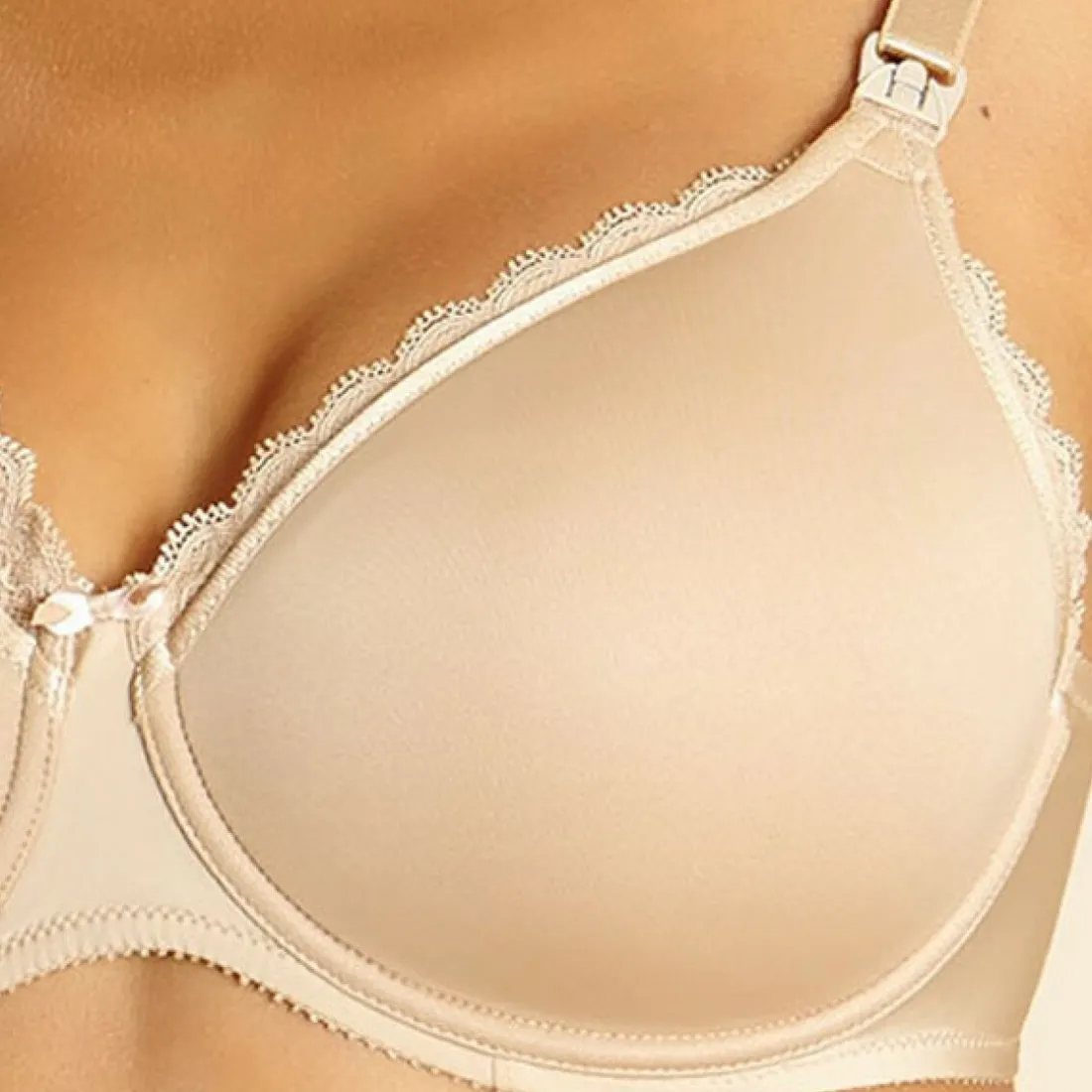 Soutien-gorge d'allaitement à armatures - Beige