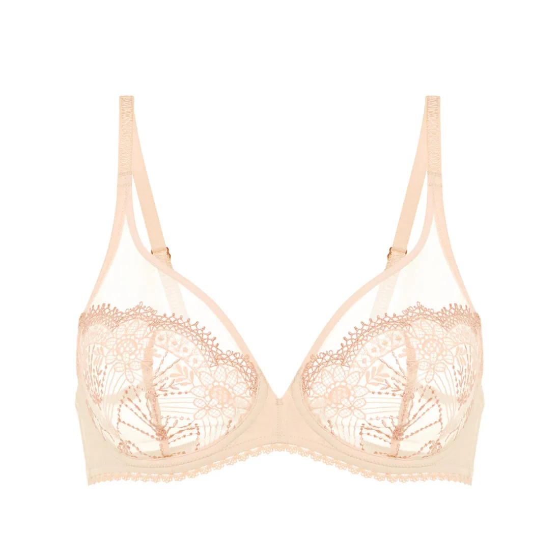Soutien-gorge Décolleté Plongeant beige