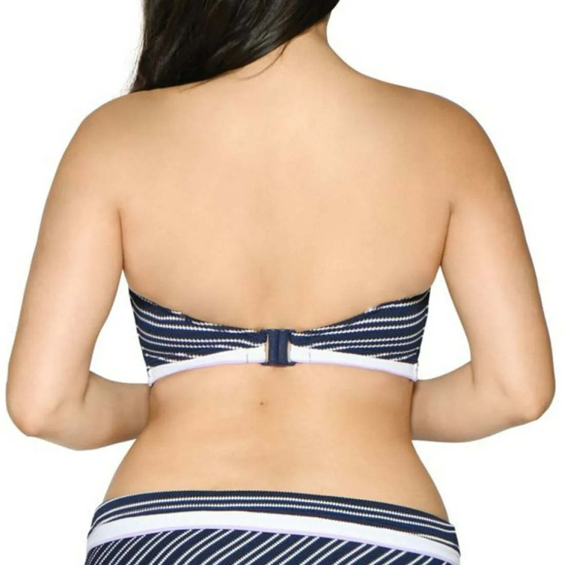Soutien-gorge de bain bandeau bleu