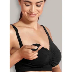 Soutien-gorge de grossesse et allaitement rembourré Carri-Gel - Noir Carriwell