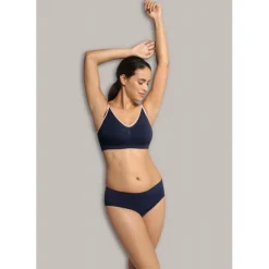 Soutien-gorge de grossesse et allaitement doux - Bleu Carriwell