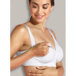 Soutien-gorge de grossesse et allaitement Carri-Gel - Blanc Carriwell