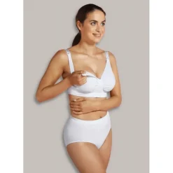 Soutien-gorge de grossesse et allaitement Carri-Gel - Blanc Carriwell