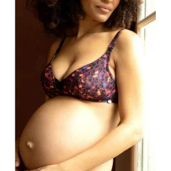 Soutien-gorge de grossesse et d'allaitement sans armatures - Multicolore Cache Cœur Lingerie