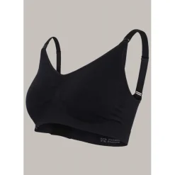 Soutien-gorge de grossesse et allaitement doux - Noir Carriwell