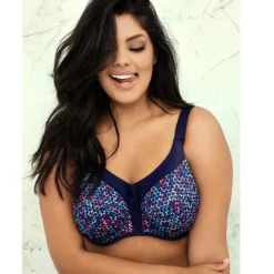 Soutien-gorge de sport Elomi ENERGISE navy geo-Elomi