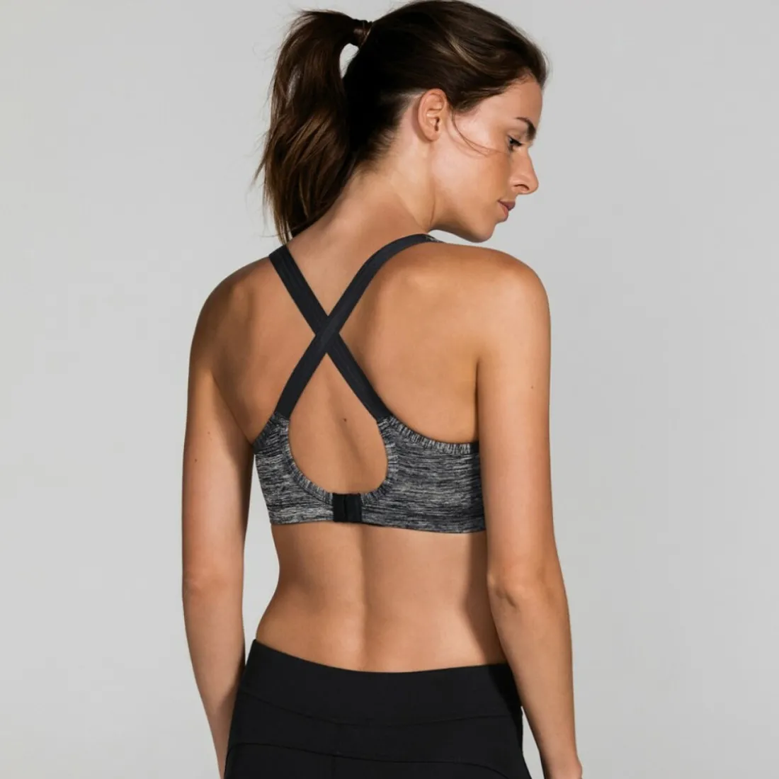 Soutien-gorge de sport gris OUTRUN