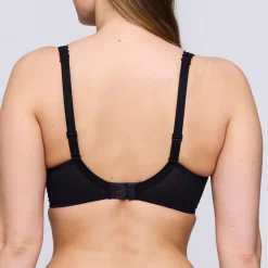Soutien-gorge demi-mousse plongeant noir