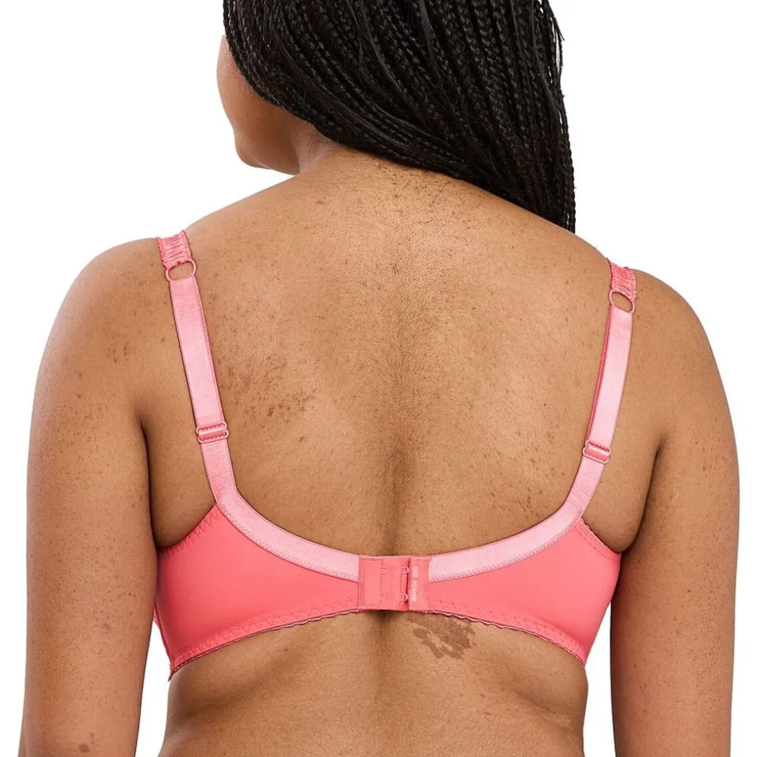 Soutien-gorge emboitant à armatures dentelle - Rose
