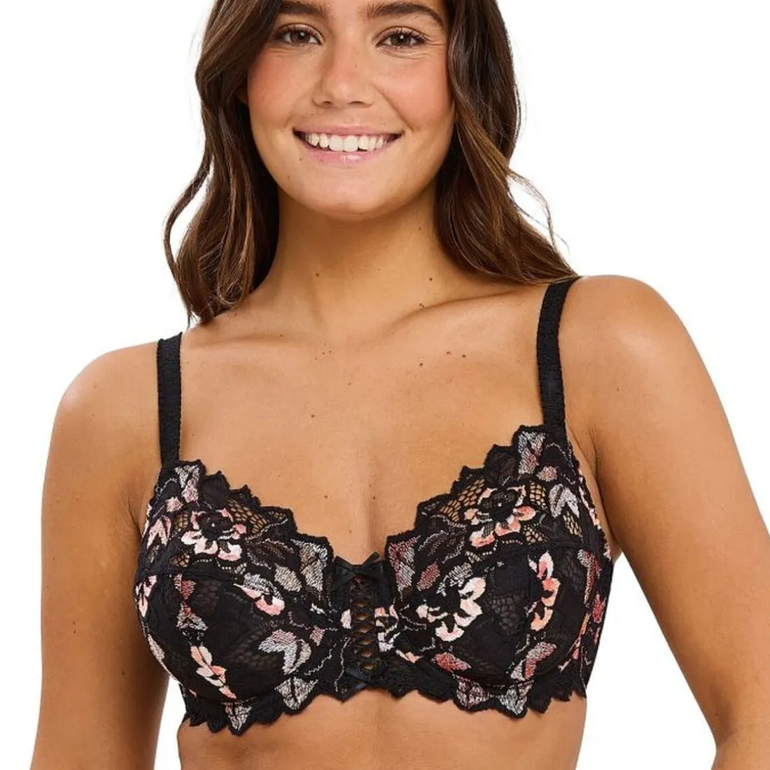 Soutien-gorge emboitant à armatures - Noir