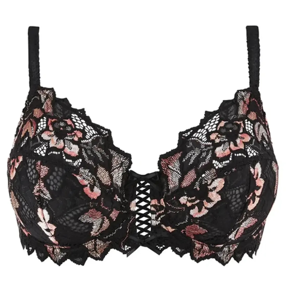 Soutien-gorge emboitant à armatures - Noir