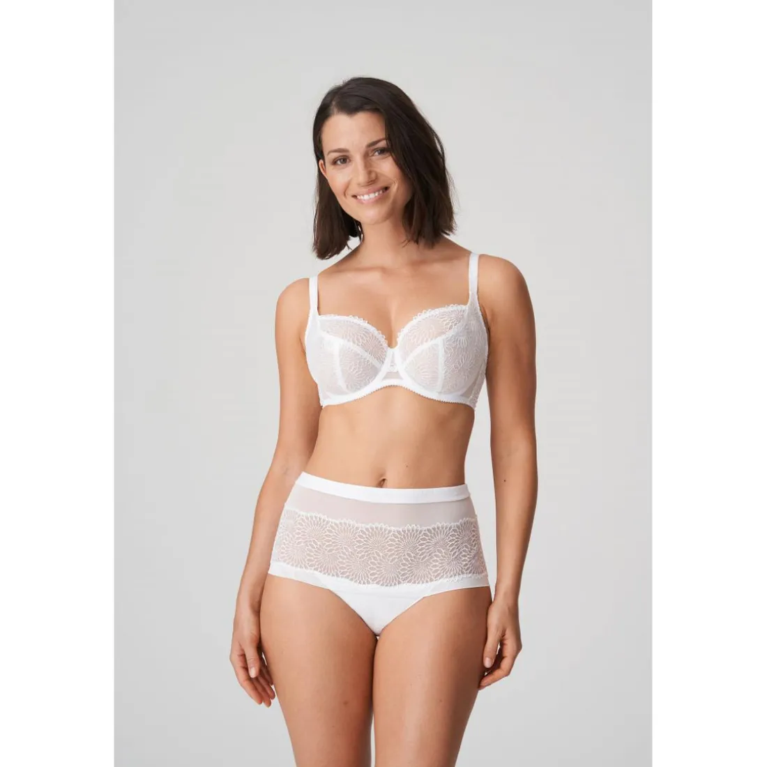 Soutien-gorge emboitant armatures blanc